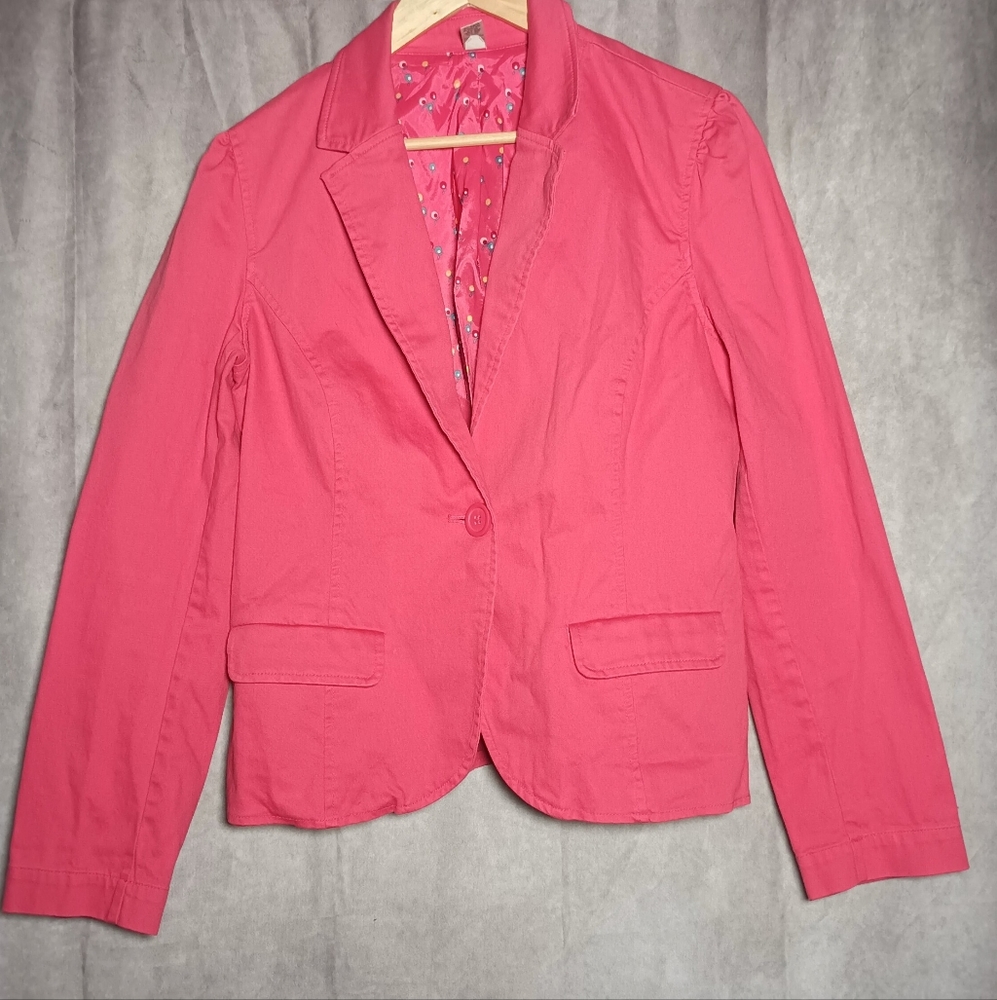 Old Navy blazer coral pink
